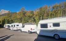 La famille Ferrari quitte l'aire d'accueil des gens du voyage