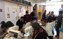Des ateliers coutures proposés aux Terrasses Solidaires
