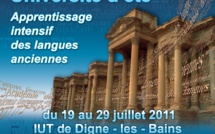 L’IUT de Digne accueillait la 11ème Académie de langues anciennes cet été.