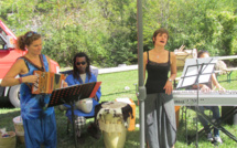 La musique était présente à l’inauguration des jardins solidaires dignois