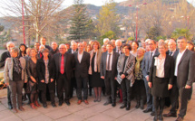 Gilbert Sauvan a présenté les candidats de la majorité départementale pour le scrutin de mars dans les Alpes de Haute-Provence.