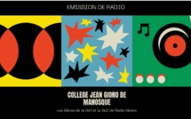 Emission des élèves de la 5e1 et 5e2  de Radio Giono du Collège Jean Giono de Manosque
