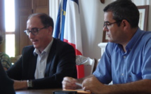 Le sénateur Jean-Yves Roux en visite dans le canton de Riez