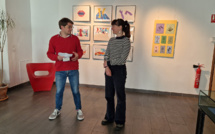 Manon Galvier en résidence de création dans le réseau des médiathèques de Provence Alpes Agglomération.