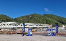 La construction du pont des arches avance bien !