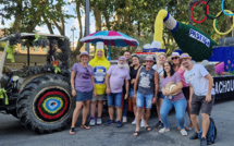 Créér un char pour le Corso : C'est beaucoup de travail mais toujours dans la bonne humeur !