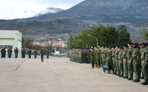 Une cérémonie militaire franco-canadienne à Gap