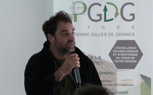 Les jeunes du lycée Pierre Gilles de Gennes ont rencontré le comédien Grégory Montel !