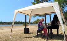 Concert piano à queue dans l’église d’Aubignosc