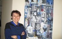 Martine Letoublon expose ses toiles dans nos studios