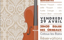 Un quatuor à cordes surprenant à Gréoux