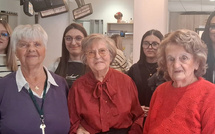 4 résidentes de l'Ehpad Notre Dame du Bourg ont participé au concours national de Miss Grand-mère !