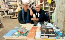 Riez, signatures à la librairie jaubert