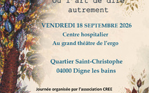 Une journée autour de Séraphine de Senlis au Centre hospitalier de Digne les Bains.