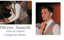 L'artiste Olivier Zanarelli était en Concert à Digne-les-Bains Scène de la Gravière